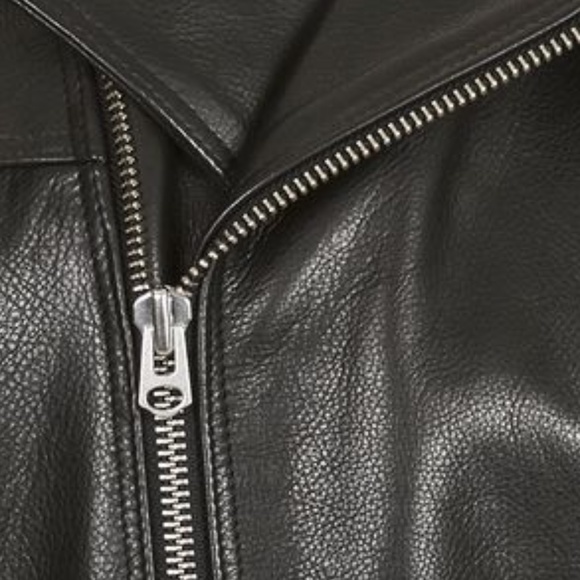 SAINT LAURENT STYLE LEATHER JACKET - Picture 5 of 6